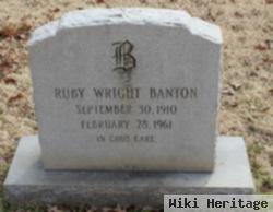 Ruby Wright Banton