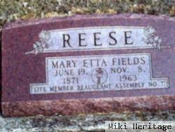 Mary Etta Fields Reese