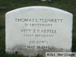 2Lt Thomas L Plunkett