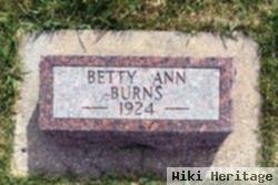 Betty Ann Burns