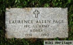Pfc Laurence Allen Page