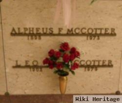 Alpheus F Mccotter