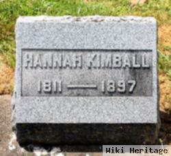 Hannah W Kimball