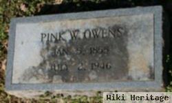 Pinkney Wright "pink" Owens