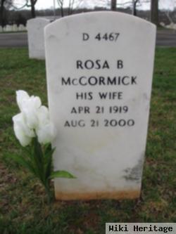 Rosa B Mccormick