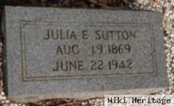 Julia E Sutton