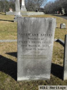 Sarah Ann Sayles