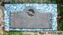 Lettie Sills Lehman