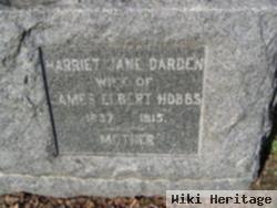 Harriet Jane Darden Hobbs