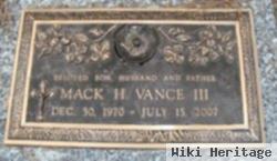 Mack Herbert Vance, Iii