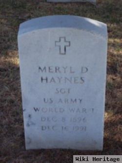 Meryl D. Haynes