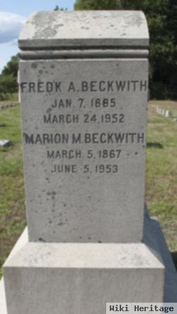Marion Stannard Mott Beckwith