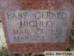 Baby Gerald Highley