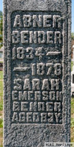 Sarah Murphy Bender Emerson
