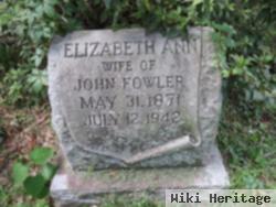 Elizabeth Ann Fowler