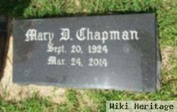 Mary D. Dunahoo Chapman