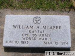 William A. Mcafee