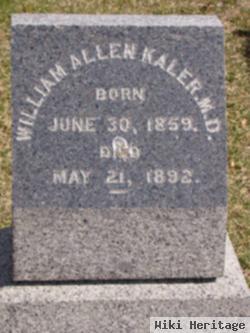 Dr William Allen Kaler