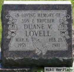 Duane V Lovell