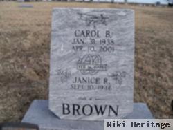 Carol B Brown