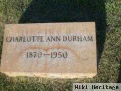 Charlotte Ann Durham