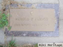 Harold F Jahnig