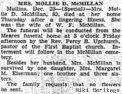 Mary "mollie" Belin Mcmillan