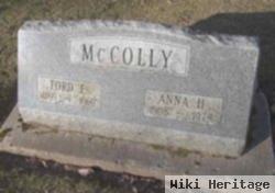 Anna Hatie "ann" Lundquist Mccolly