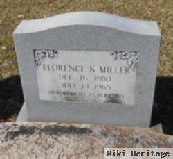 Florence K Miller