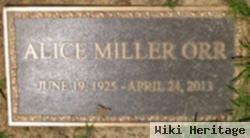 Alice Miller Crissey Orr