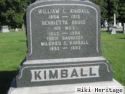 Henrietta M. "etta" Bruce Kimball