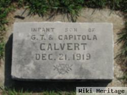 Infant Son Calvert