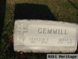 Merle D. Gemmill