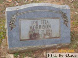 Lou Etta Morrison