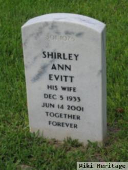 Shirley Ann Adams Evitt