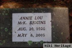 Annie Lou Mckeithen Riggins