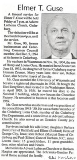 Elmer T. Guse