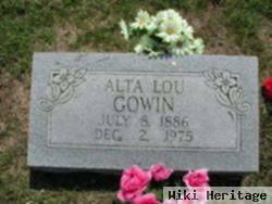 Mrs Alta Lou Culbertson Gowin