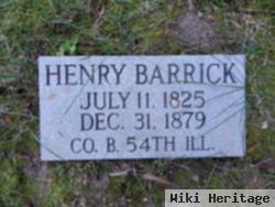 Henry Barrick