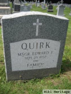 Rev Fr Edward Francis Quirk