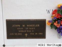 John M Wheeler