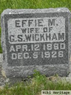 Effie Maria Crandall Wickham