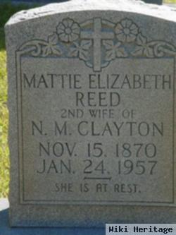 Mattie Elizabeth Reed Clayton