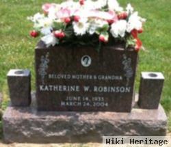 Katherine W Robinson