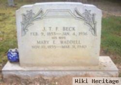 Mary Elizabeth Waddell Beck