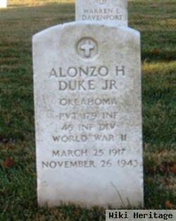 Pvt Alonzo H Duke, Jr