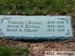 Thomas I Duvall