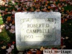Robert D Campbell