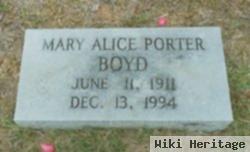 Mary Alice Porter Boyd