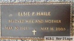 Elsie P Haile